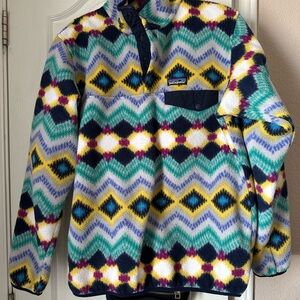 Patagonia Synchilla Yellow and Green Fleece